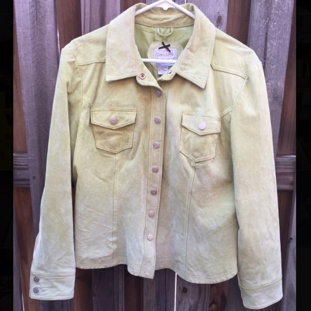 Women's leather suede jacket